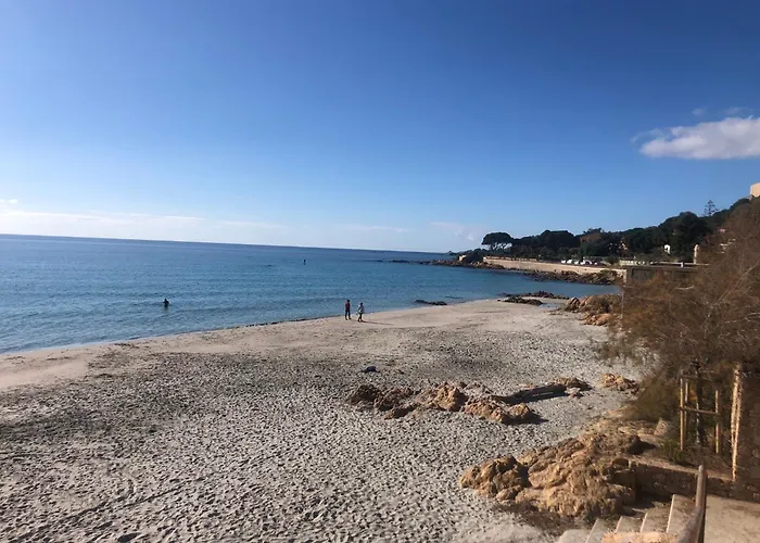 Cocon Chaleureux Bord De Plage Vue Sanguinaire Daire Ajaccio (Corsica)